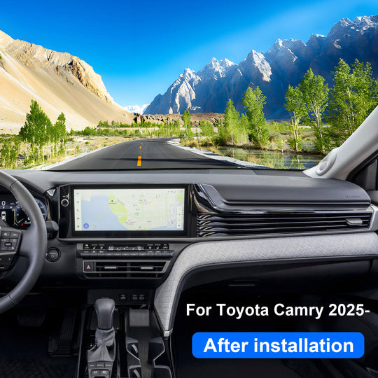 12.3 Inch Touch Screen for Toyota Camry 2025- Radio, Android Car Stereo with Carplay Android Auto in Dash GPS Navigation Bluetooth WIFI FM Steering Wheel Controls