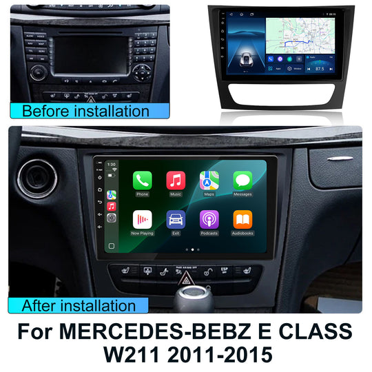 9 Inch Car Radio Player for MERCEDES-BEBZ E CLASS W211 2011-2015 GPS Navigation WIFI FM RDS BT Head Unit Android Multimedia Carplay Touch Screen