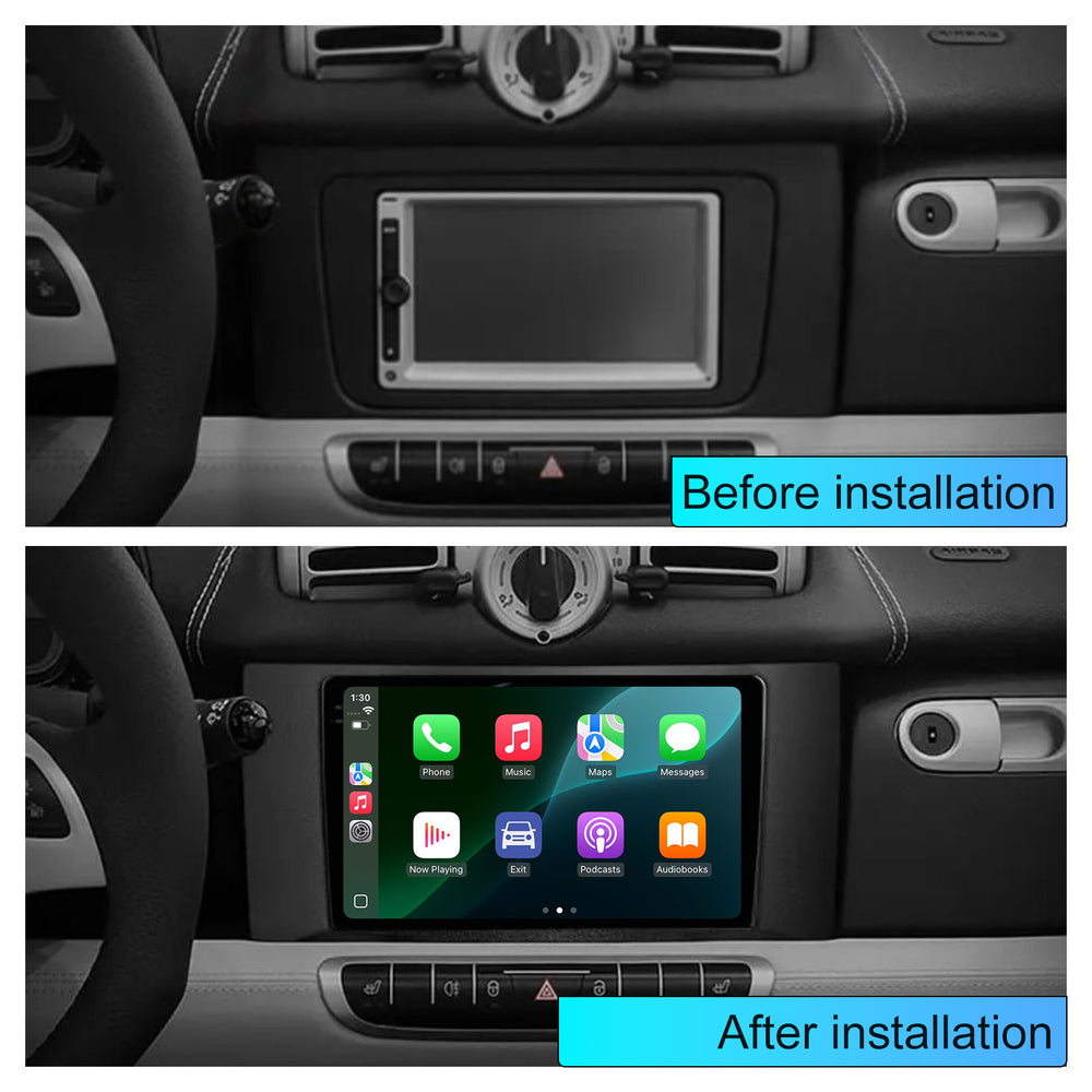 9 inch Android 15  Car Radio for MERCEDES-BEBZ SMART FORTWO 2011-2015 Multimedia Video Player  GPS IPS 4G Stereo DVD