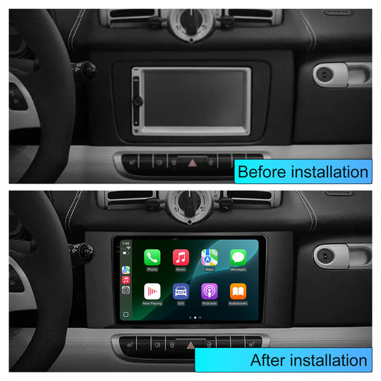 9 inch Android 15  Car Radio for MERCEDES-BEBZ SMART FORTWO 2011-2015 Multimedia Video Player  GPS IPS 4G Stereo DVD