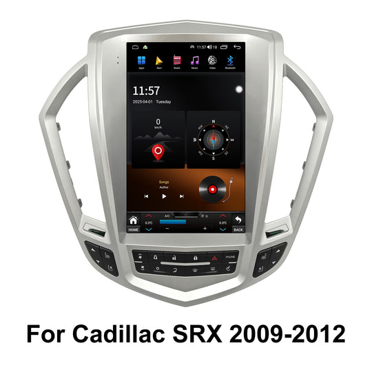 12.1 inch Vertical Screen Tesla Style Car Radio Stereo for Cadillac SRX 2009-2012