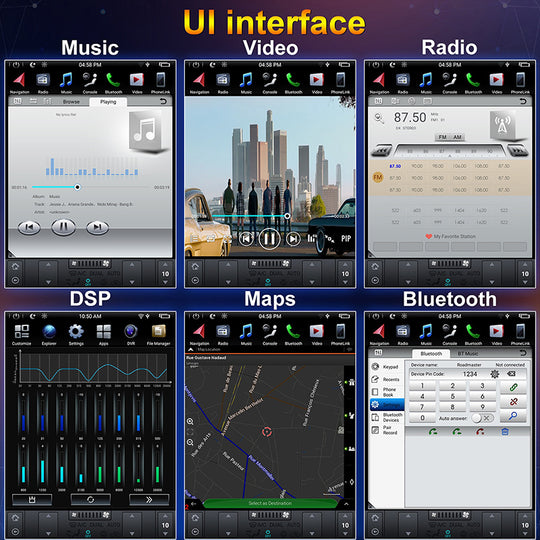 KSPIV | Android 13 | 10.4 Inch | Toyota Tundra 2014- | Tesla Style Screen |Car Multimedia Radio