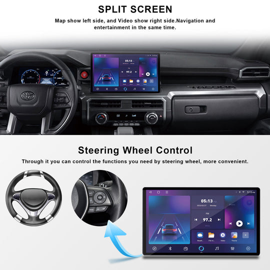 15 Inch | Car Stereo Radio | Toyota Tacoma 4 Runner  XRunner | 2024 2025 2026