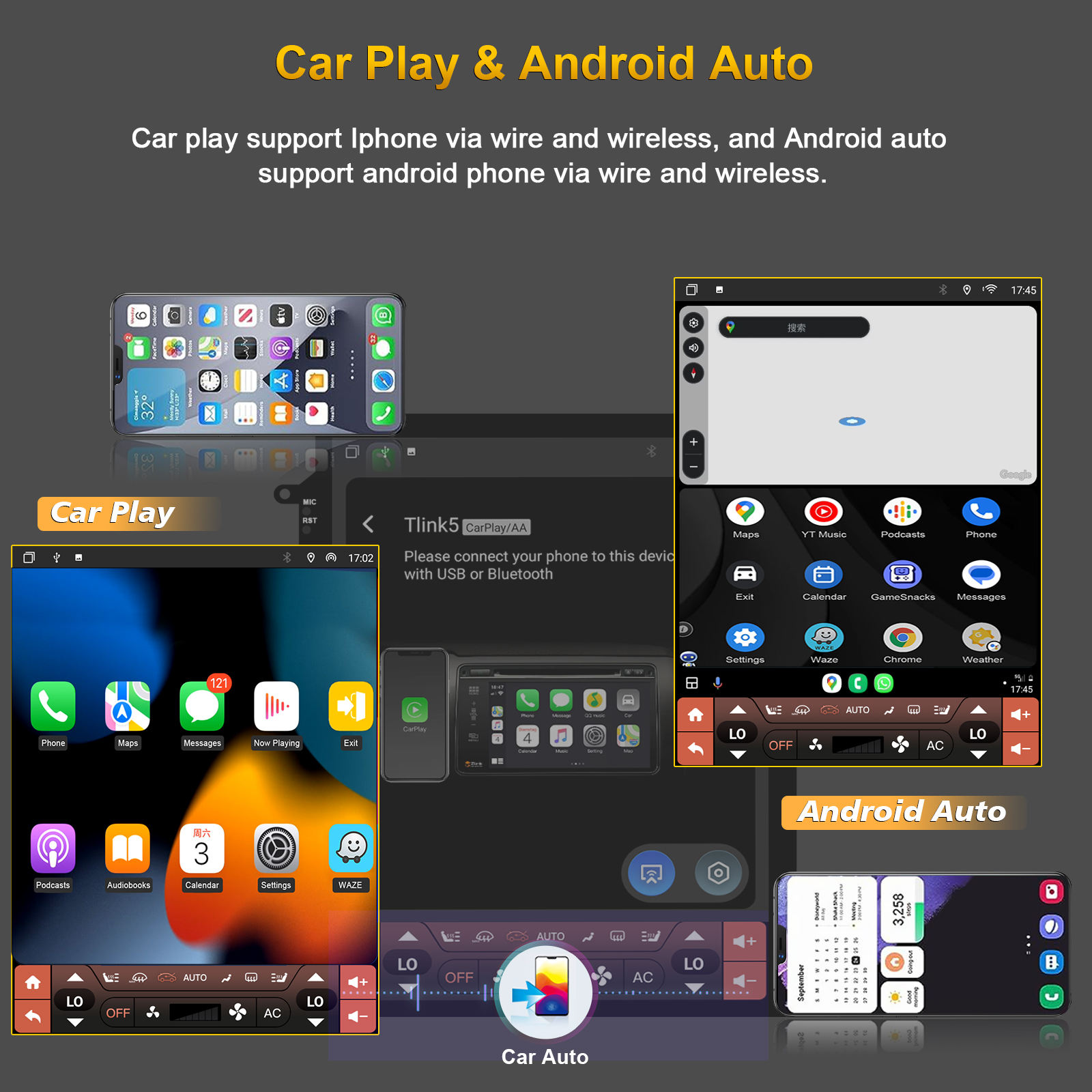 Kspiv | Car Stereo Radio | HYUNDAI SONATA High Level | Multimedia Player |  2011-2014