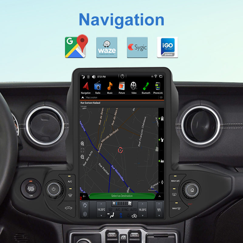 For Jeep Wrangler 2018-