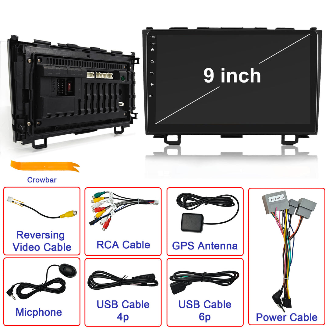 KSPIV | 9 Inch | HONDA CRV 2006-2011 | Android Car Radio | Multimedia Video Player