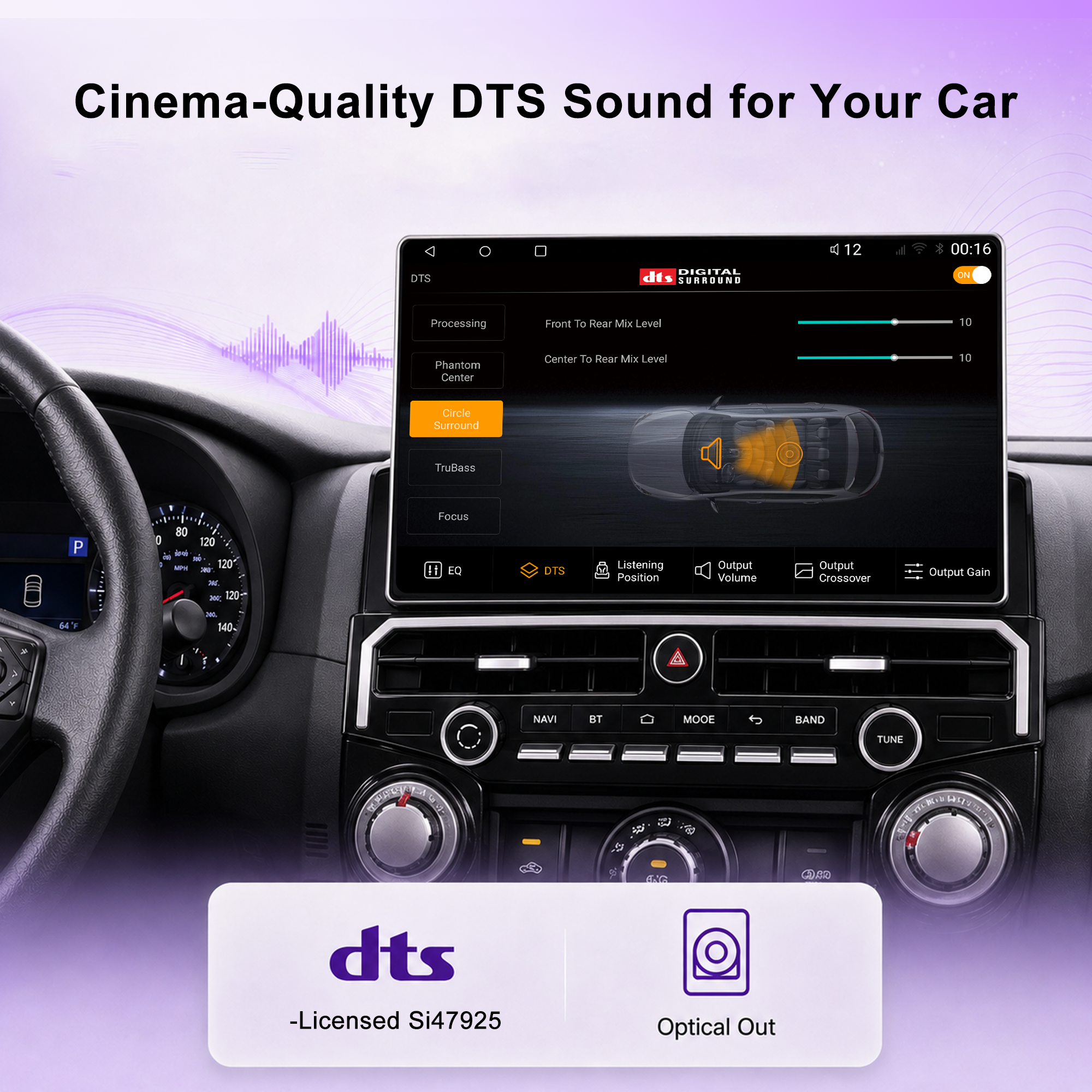 KSPIV 15” Android Car Stereo for Toyota 4Runner 2010-2024, Qualcomm 8-Core 8GB+128GB Touchscreen Radio, Wireless CarPlay Android Auto, DSP DTS Audio, GPS Navigation, Bluetooth, RCA HDMI, Backup Camera, CANBUS Plug & Play