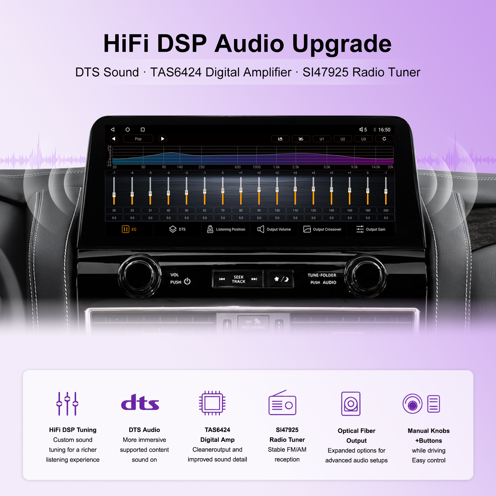 12.3" OEM 2022-Style Android Car Stereo for Infiniti QX80 / Nissan Armada 2010-2021, Wireless Apple CarPlay Android Auto, DSP DTS Audio, Qualcomm 8-Core, 8GB+128GB, 4G LTE GPS, RCA HDMI, Plug & Play