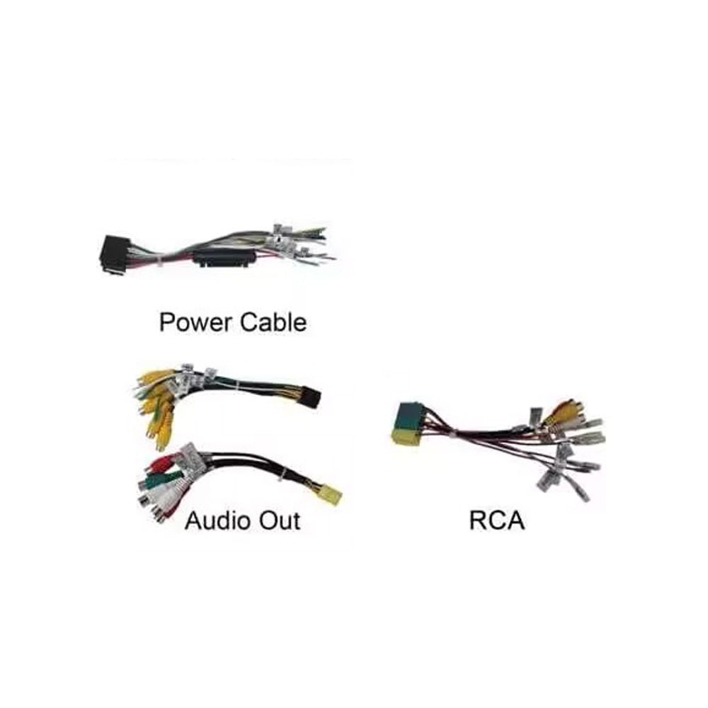 13.6 Inch Universal Electronic Adjustable Front Panel Car Multimedia Player wiring harness