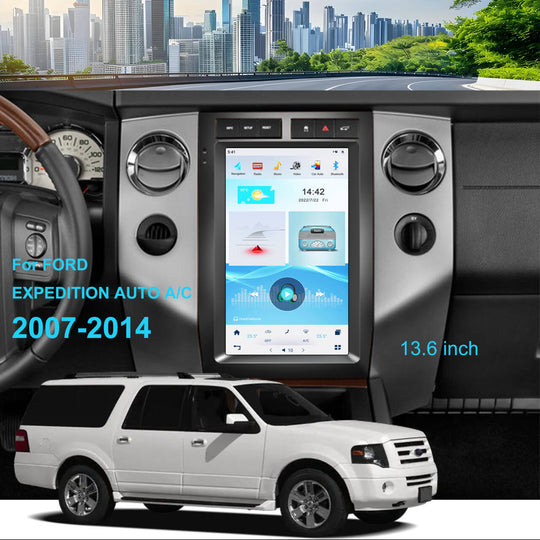 KSPIV | FORD EXPEDITION | Car Stereo Radio | AUTO A/C | 2007-2014 | Android 13