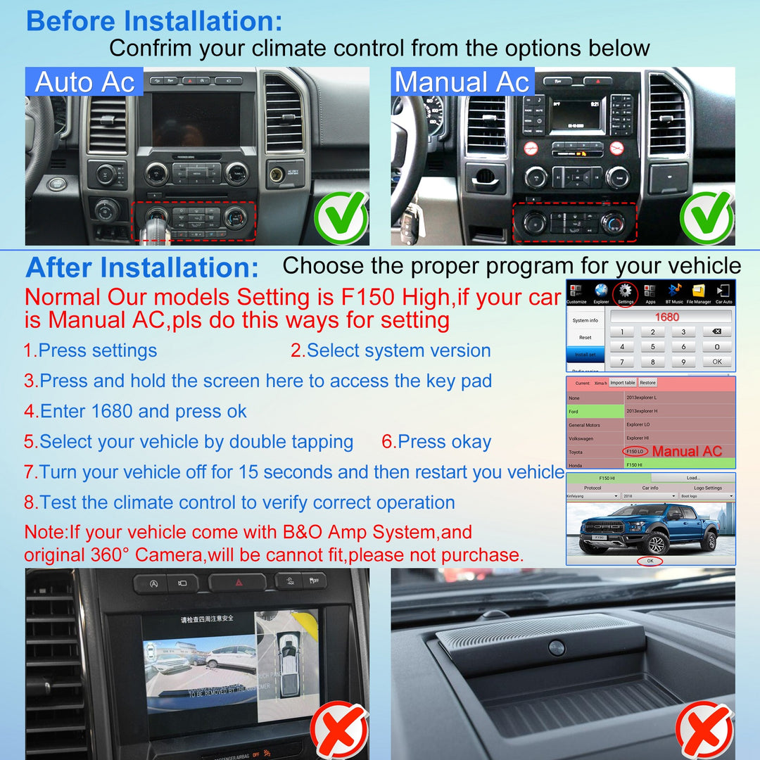  For Ford F150 Raptor 2015-