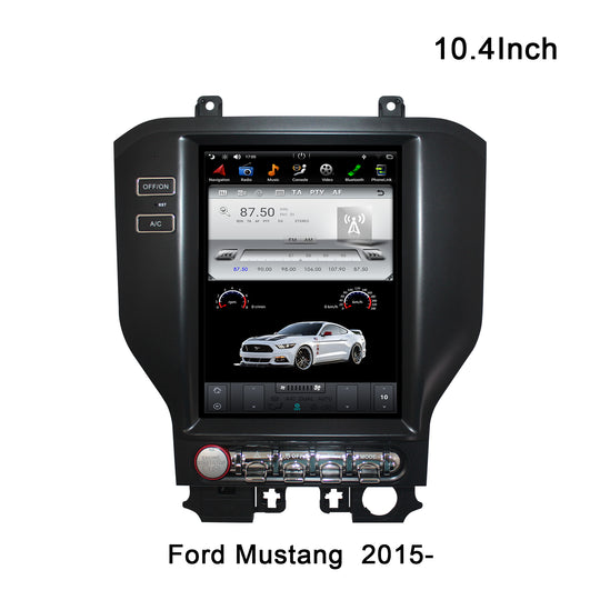 KSPIV | 10.4" Car Radio | Ford Mustang 2015- | GPS Navigation |Tesla Vertical Screen