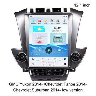 12.1 Inch Car Radio Tesla Style Multimedia Player For GMC Yukon 2015-/Chevrolet Tahoe 2014-/Chevrolet Suburban/Denali 2014- Low Version Head Unit DSP Carplay