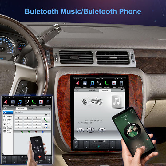 KSPIV |GMC Yukon |Chevrolet Tahoe |2007-2015 | Tesla Screen | Car Radio | Manual A/C