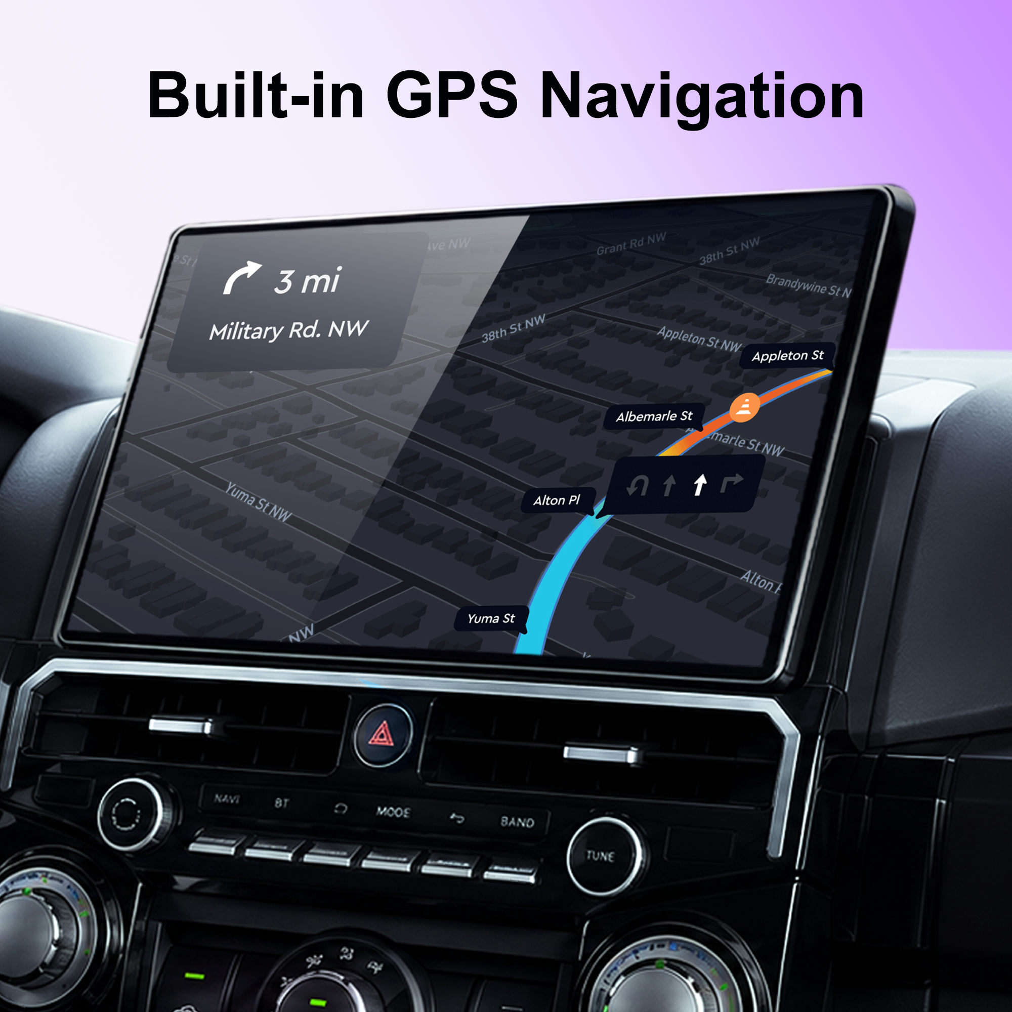 KSPIV 15” Android Car Stereo for Toyota 4Runner 2010-2024, Qualcomm 8-Core 8GB+128GB Touchscreen Radio, Wireless CarPlay Android Auto, DSP DTS Audio, GPS Navigation, Bluetooth, RCA HDMI, Backup Camera, CANBUS Plug & Play