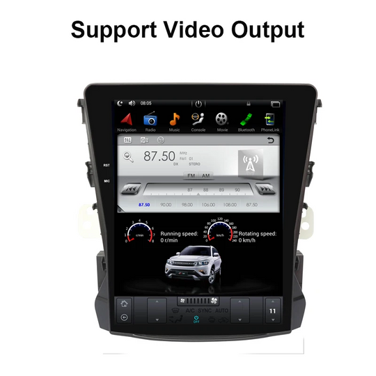 Android 10.4" | Tesla Style Screen | Car Radio | CHANGAN CS75 GPS Navigation