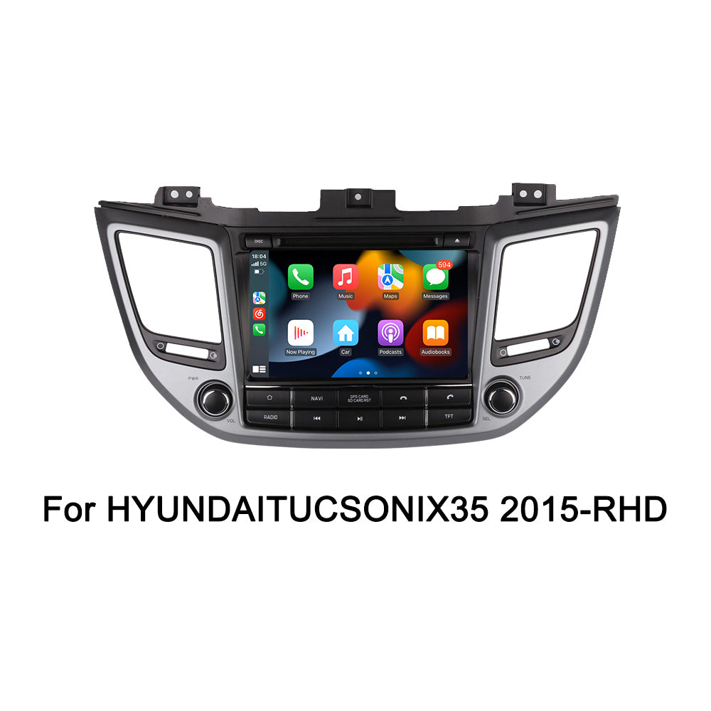 Android 8 Inch Car Radio for HYUNDAI TUCSON IX35 2015- RHD Head Unit DSP 2Din Multimedia Video Player Navigation GPS