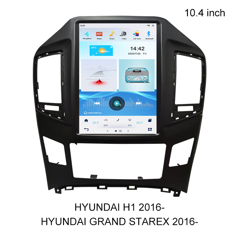 KSPIV 10.4 Inch Car Multimedia Player Stereo For HYUNDAI H1 2016- Hyundai Grand Starex 2016- GPS Navigation 4G WiFi DSP Wireless Carplay