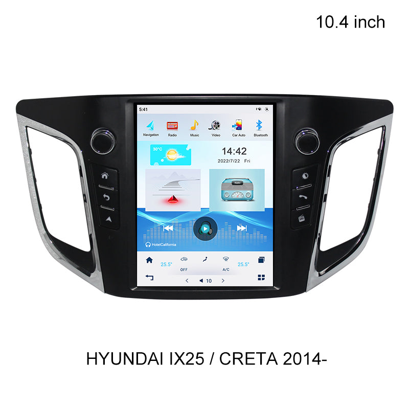 KSPIV Android 10.4 inch Car Radio For HYUNDAI IX25 /CRETA 2014-Tesla Vertical Screen Multimedia Stereo GPS Autoradio Navigation Carplay