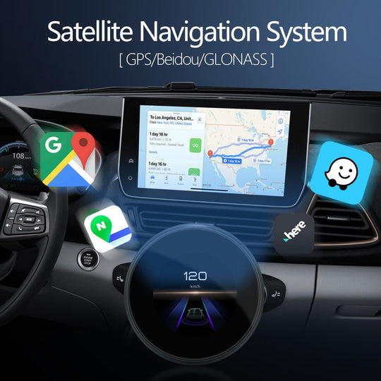 Kspiv CarPlay Ai Box with Android 13 Octa-Core Chip, Wireless CarPlay Android Auto Adapter with YouTube Disney+ Apps, Support Video Output 4G SIM & Dual WiFi OTA Update