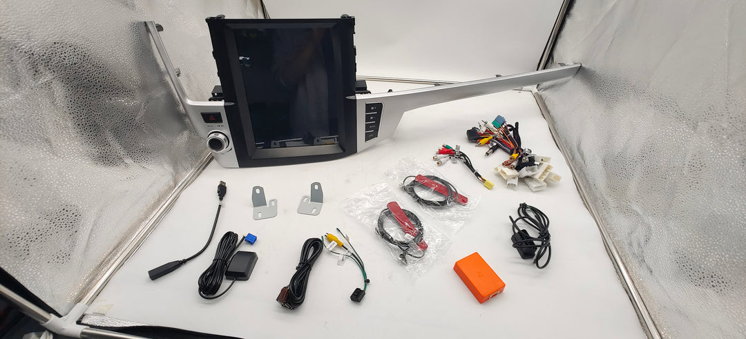 KSPIV Car Radio Stereo For TOYOTA HIGHLANDER 2014- 12.1 Inch Tesla Touch Screen in Dash GPS Navigation with Carplay