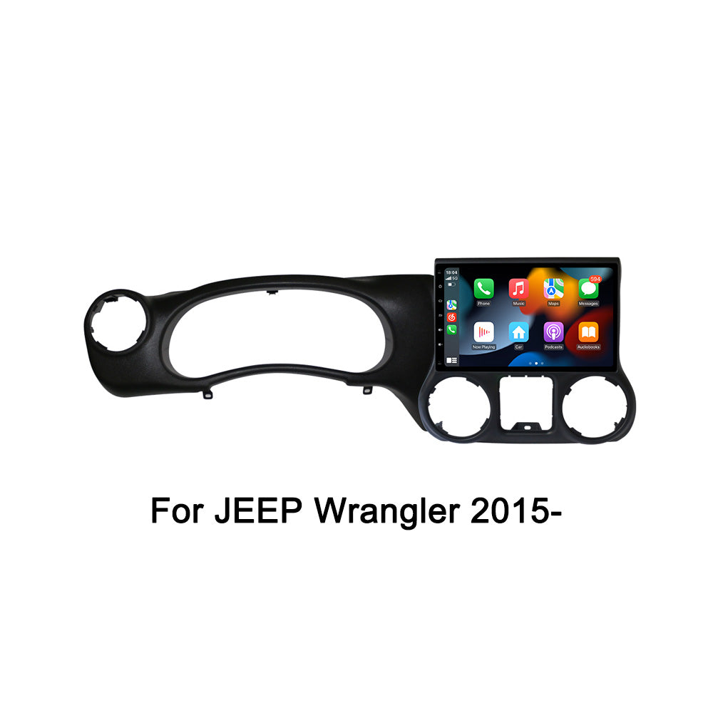 KSPIV 10.1 Inch Car Radio For Jeep Wrangler 2015  2Din Android Octa Core Car Stereo DVD GPS Navigation Player QLED Screen Carplay