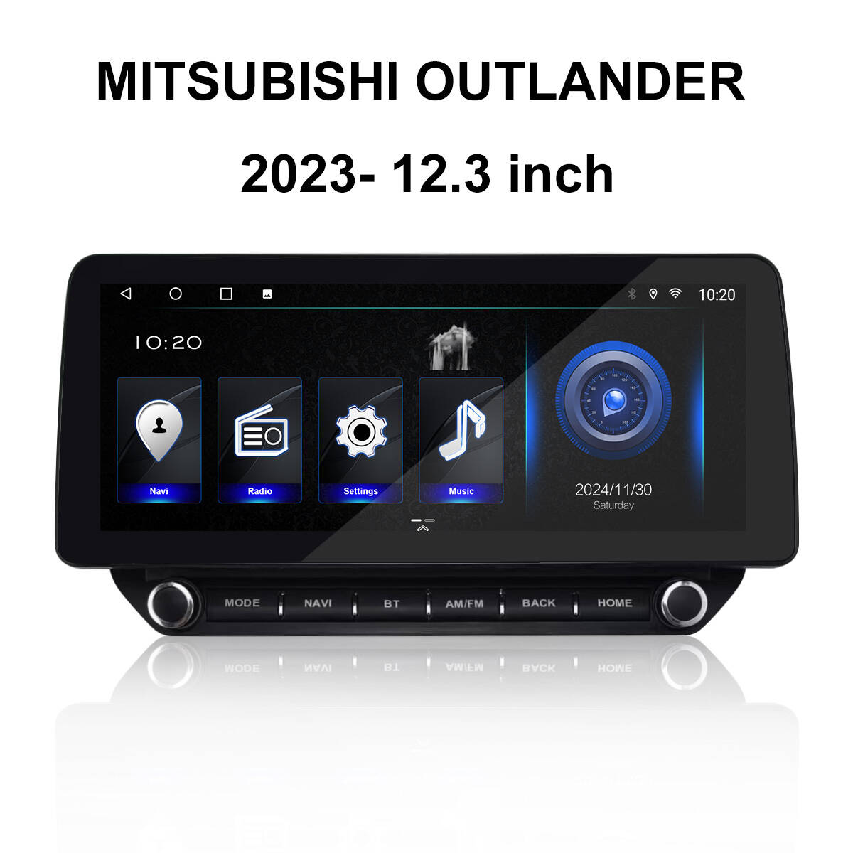 12.3 Inch Car Radio Multimedia Player For MITSUBISHI OUTLANDER 2023-  Carplay & Android Auto GPS Navigation in Dash Headunit