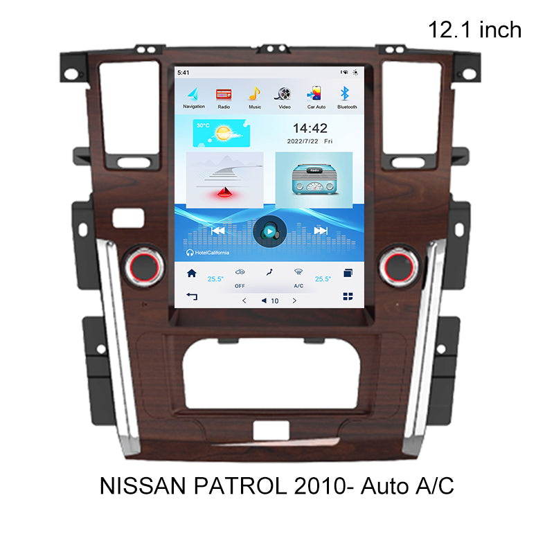 KSPIV 12.1 Inch Car Radio For NISSAN PATROL 2010- Auto A/C Multimedia Player Android Auto Carplay Head Unit Navigation GPS