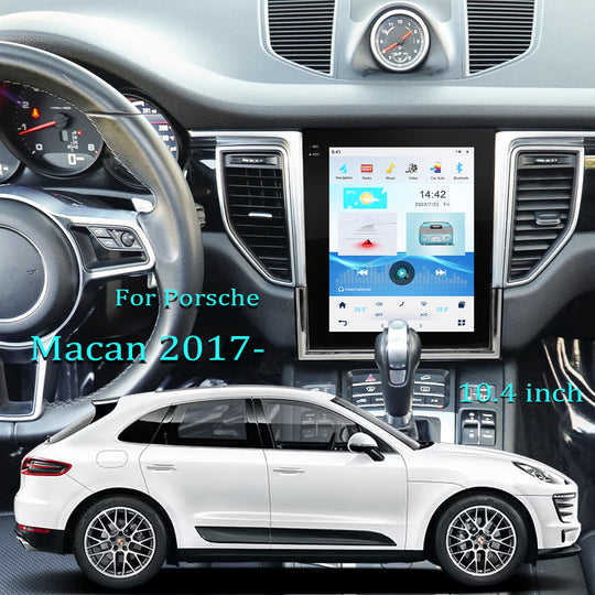 KSPIV 10.4'' Android Tesla Style Screen Car Radio Multimedia Player for Porsche MACAN 2017-2023 GPS Navigation Auto Stereo DVD Head Unit Carplay