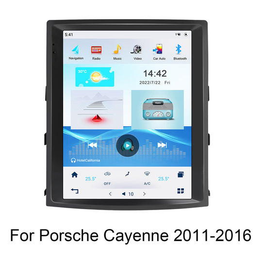 10.4 inch Android 14 GPS Navigation Android Multimedia for Porsche Cayenne 2011-2016
