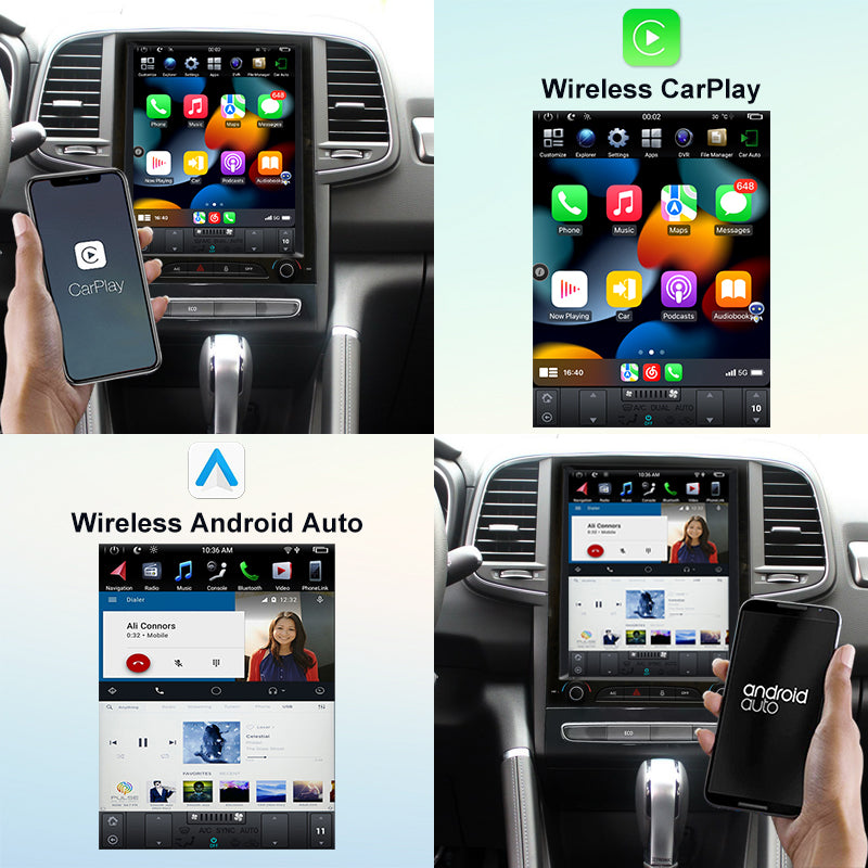 KSPIV | Android 13 | Renault KOLEOS 2016- | Megane 4 2017- |Tesla IPS Screen Radio