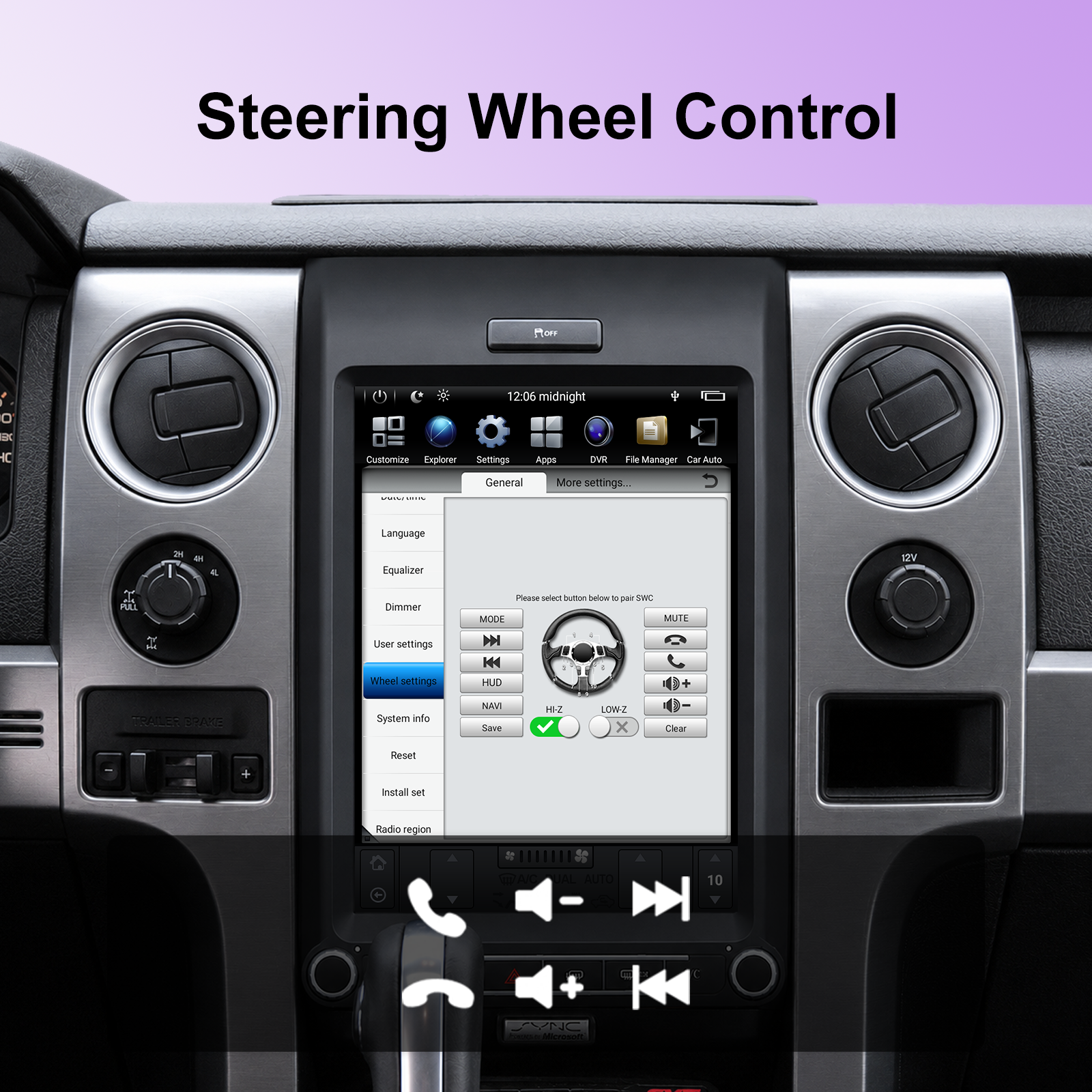 KSPIV |  12.1 Inch | Ford F150 2013-2014 | Tesla Style Screen | Android Car Radio