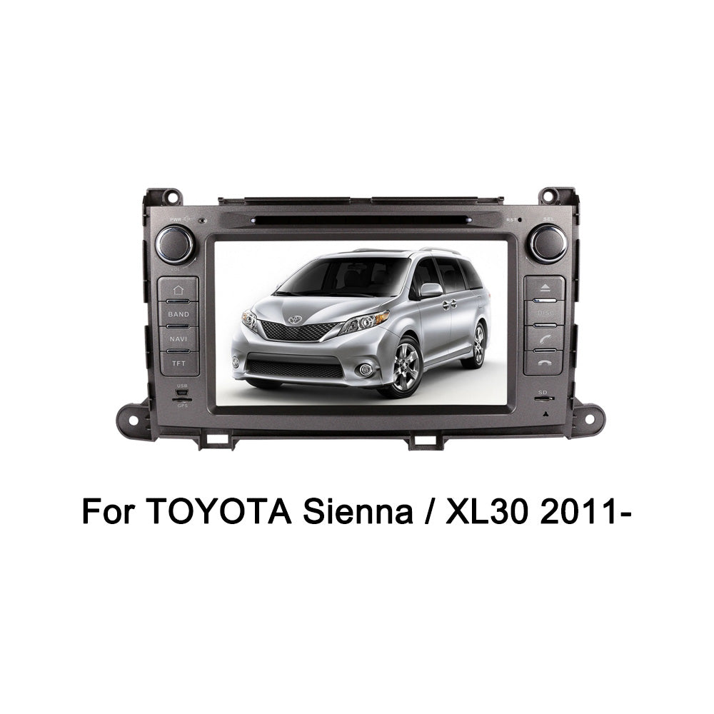 Android Car Radio Multimedia Video Player For TOYOTA Sienna / XL30 2013- GPS Navigation Stereo Carplay Headunit