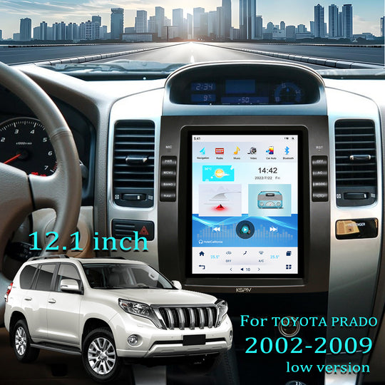 KSPIV 10.4 Inch Android Car Multimedia Video Player TOYOTA PRADO 2002-2009 High Level Tesla Touch GPS Navigation with CarplayScreen