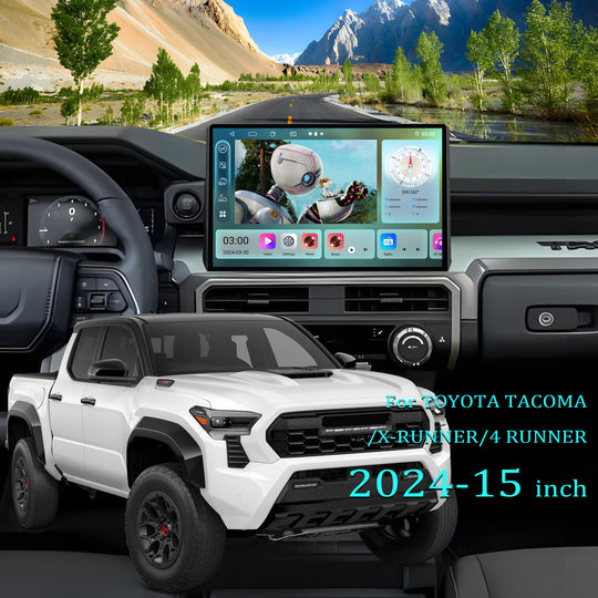 15 Inch | Car Stereo Radio | Toyota Tacoma 4 Runner  XRunner | 2024 2025 2026