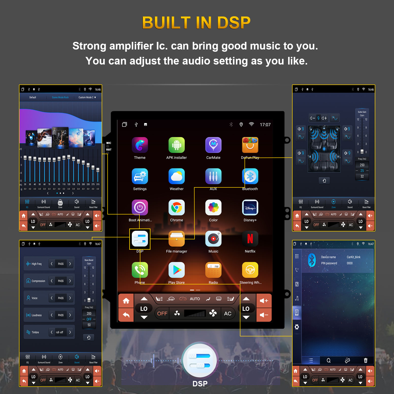 Kspiv | Car Stereo Radio | HYUNDAI SONATA High Level | Multimedia Player |  2011-2014