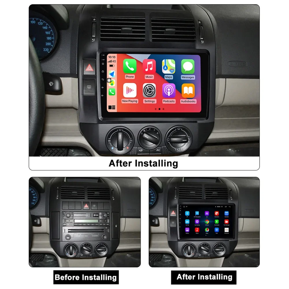 For Volkswagen Polo Mk4 2001 - 2011