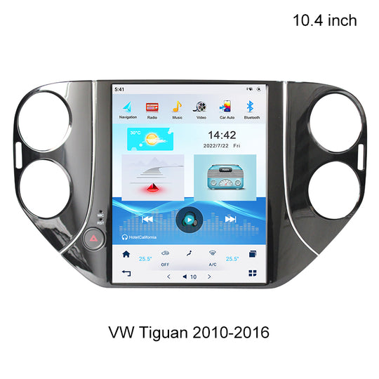 KSPIV | 10.4 Inch | Car Radio Carplay Stereo | VW Tiguan 2010-2016 | Tesla Screen Multimedia Player