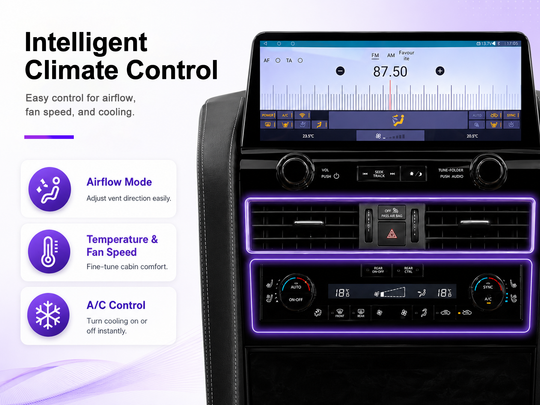 12.3" OEM 2022-Style Android 14 Car Stereo for Infiniti QX80 / Nissan Armada 2010-2021, Wireless CarPlay Android Auto, Qualcomm 8-Core, 8GB+128GB, 4G LTE GPS, DSP DTS, RCA HDMI, Plug & Play