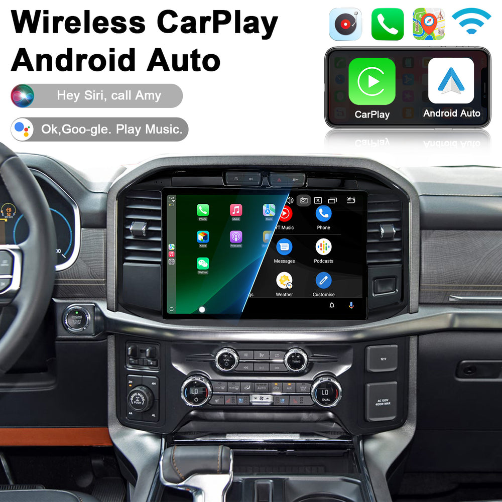 13.1 Inch HD IPS Screen Android Car Stereo Radio GPS Navigation Multimedia Player for FORD F150 2021- Wireless CarPlay Android Auto