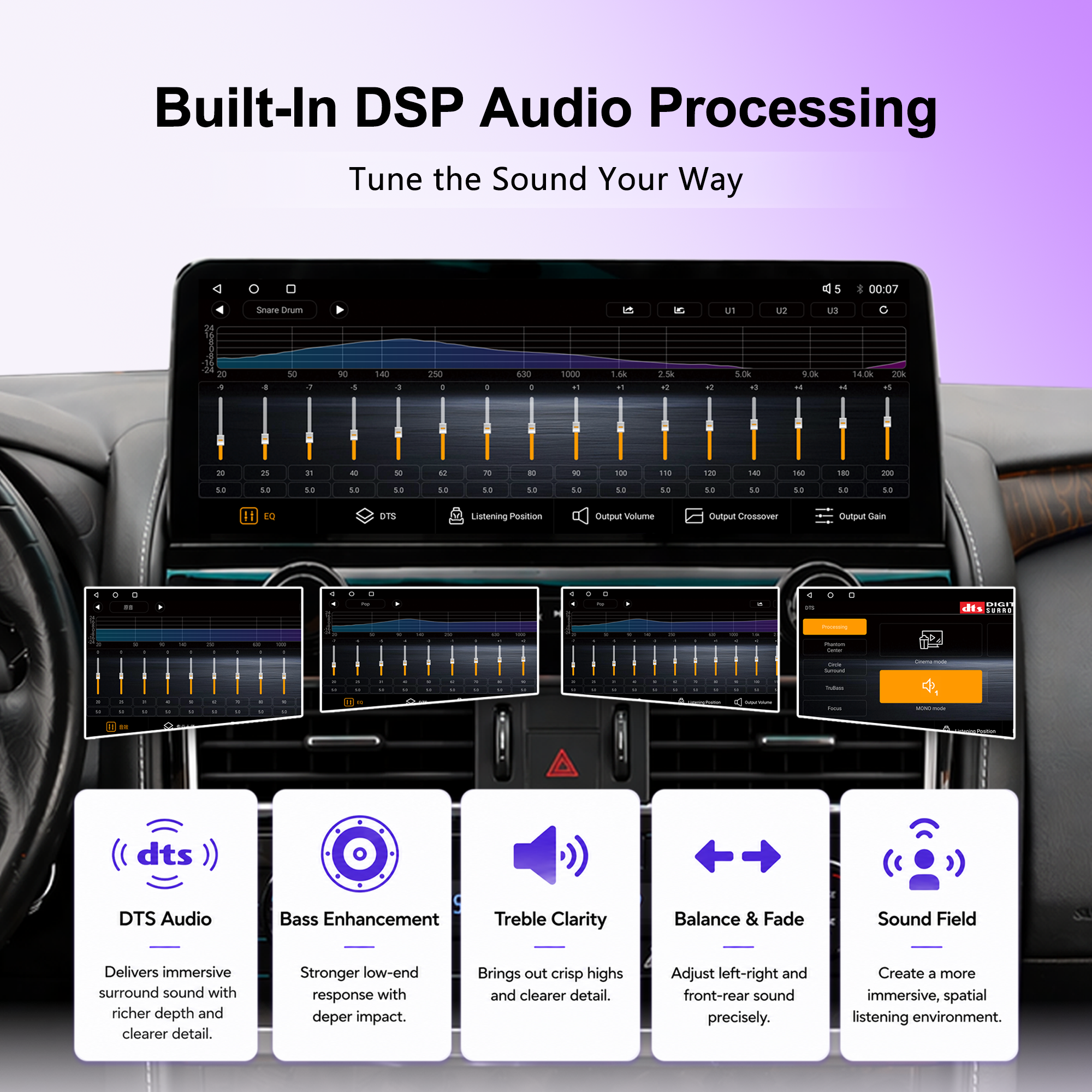12.3" OEM 2022-Style Android Car Stereo for Infiniti QX80 / Nissan Armada 2010-2021, Wireless Apple CarPlay Android Auto, DSP DTS Audio, Qualcomm 8-Core, 8GB+128GB, 4G LTE GPS, RCA HDMI, Plug & Play