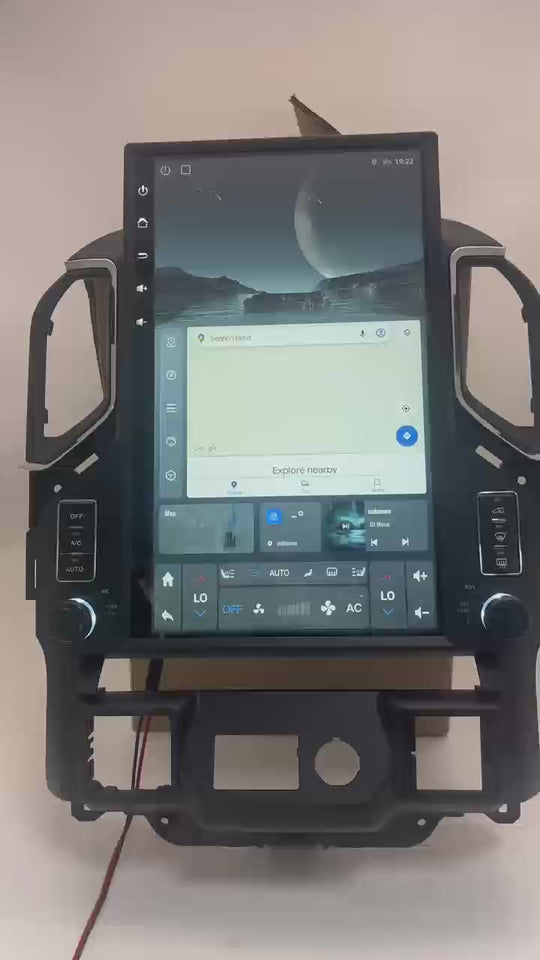 17" Android 13 Qualcomm Octa Core Tesla Screen Car Radio For  GMC Sierra Chevrolet Silverado 2019-2023 GPS Stereo Head Unit