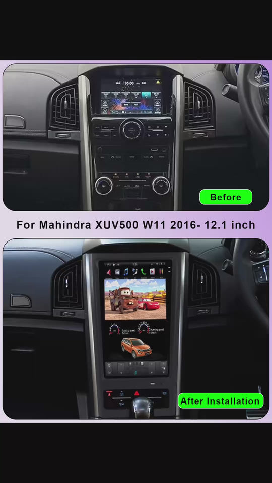 KSPIV | 12.1" Tesla Style Screen | Mahindra XUV500 W7/W8/W9/W10 /W11 2016- | Android 13 Car Radio