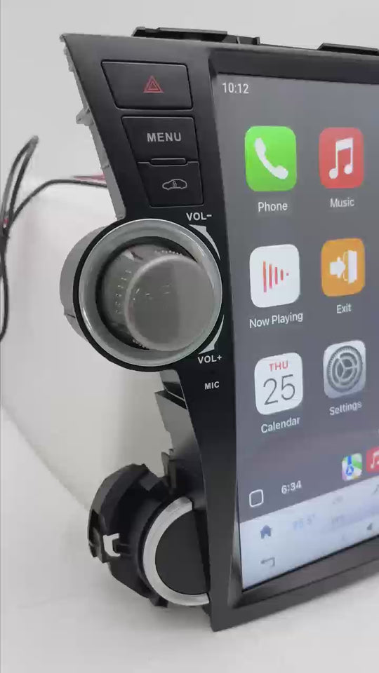 KSPIV 12.1 Inch Tesla Style Screen bluetooth Car Radio Stereo for Toyota Highland 2008-2013 Multimedia Video Player GPS USB Headunit Receiver