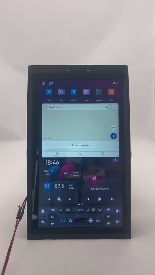 KSPIV Vertical Screen 17 Inch for Ford Expedition 2014-2017 High Version Stereo Tesla Style Head Unit