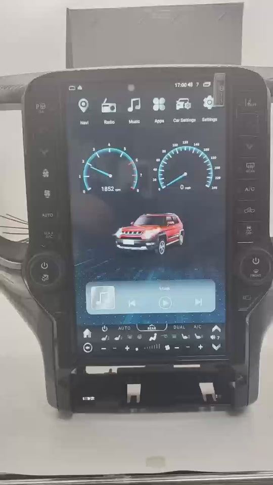 KSPIV Android 13 Car Radio For Dodge RAM 1500 2500 2019-2022 With Carplay Android Auto Stereo Video Player Touch Screen