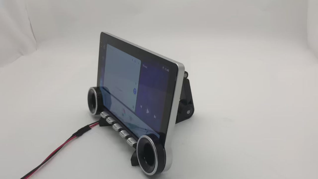 2025 New Trend Double Knobs Car Dvd Player Screen Monitor Display Dsp Audio Car Universal Carplay Waterproof Android Auto