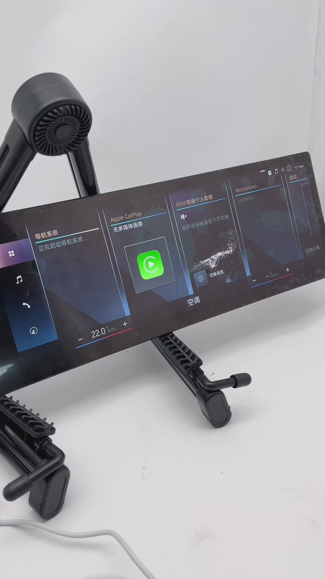 Kspiv 3.2 inch Touch Screen CarPlay Ai Box with Android 13 Qualcomm 6125, Wireless CarPlay Android Auto Adapter with YouTube Disney+ Apps, Support Video Output 4G SIM & Dual WiFi OTA Update,Plug&Play