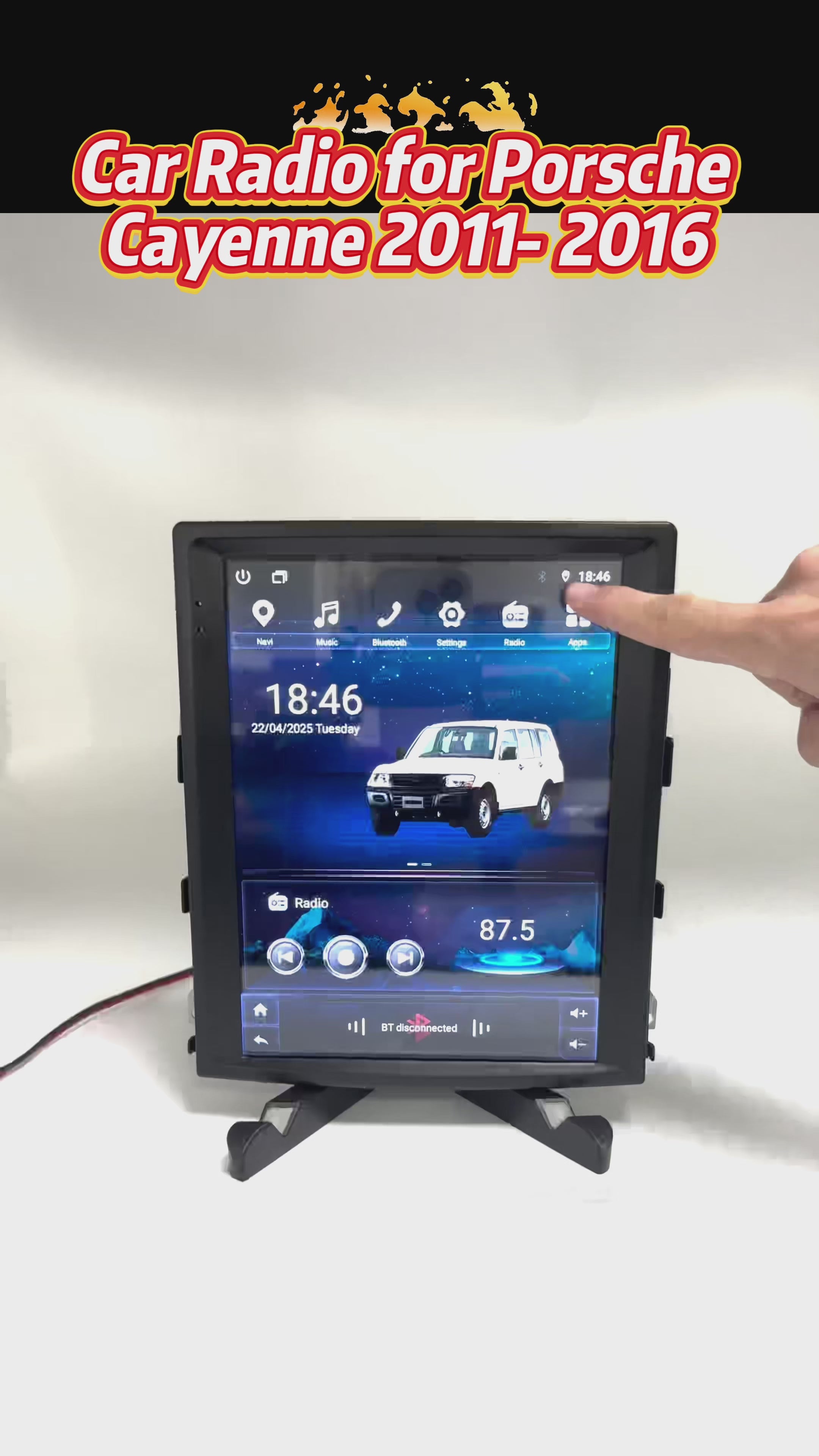 10.4 inch | Porsche Cayenne | 2011-2016 | GPS Navigation Radio