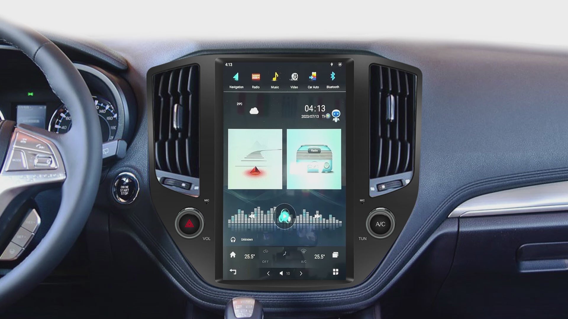 Tesla screen audio for Changan CS95